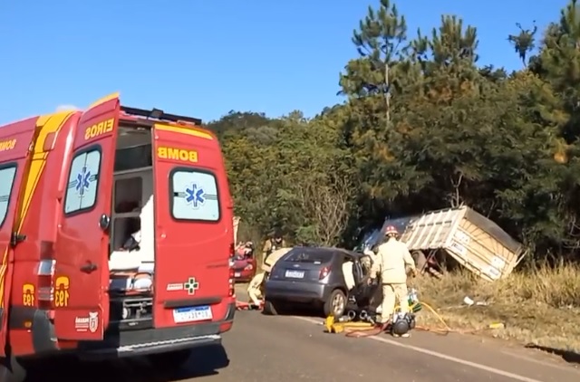 PRE divulga identificação de vítimas de grave acidente na PR 180 que