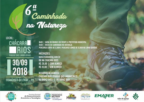 6ª Caminhada na Natureza será no dia 30 - PP News FB