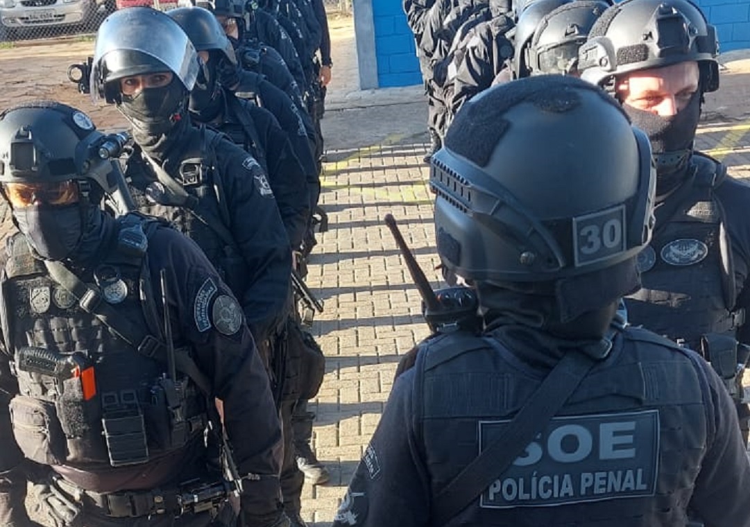 Policiais penais fazem "Operação Unidade Controlada" na Penitenciária Estadual de Francisco Beltrão