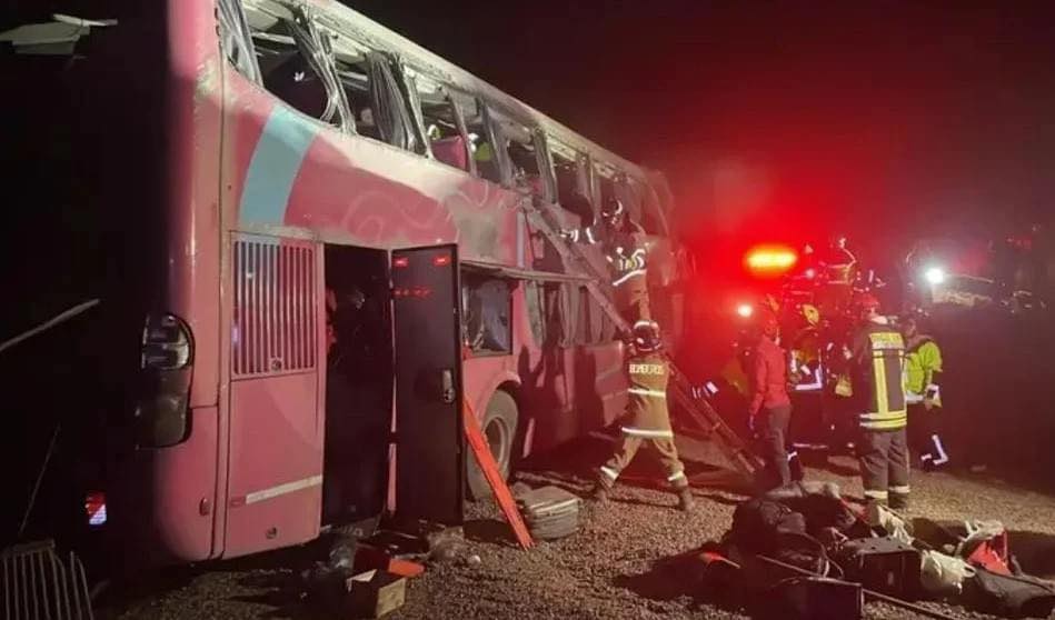 Duas brasileiras morrem em acidente de ônibus no Chile