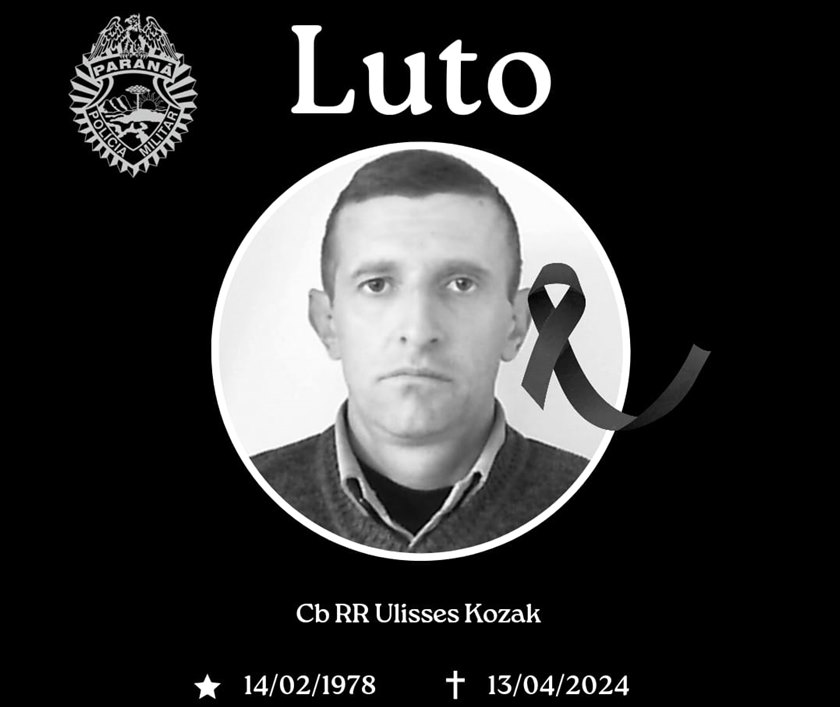 Polícia Militar lamenta morte do cabo Ulisses Kozak
