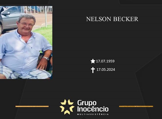 Familiares informam o falecimento de Nelson Becker
