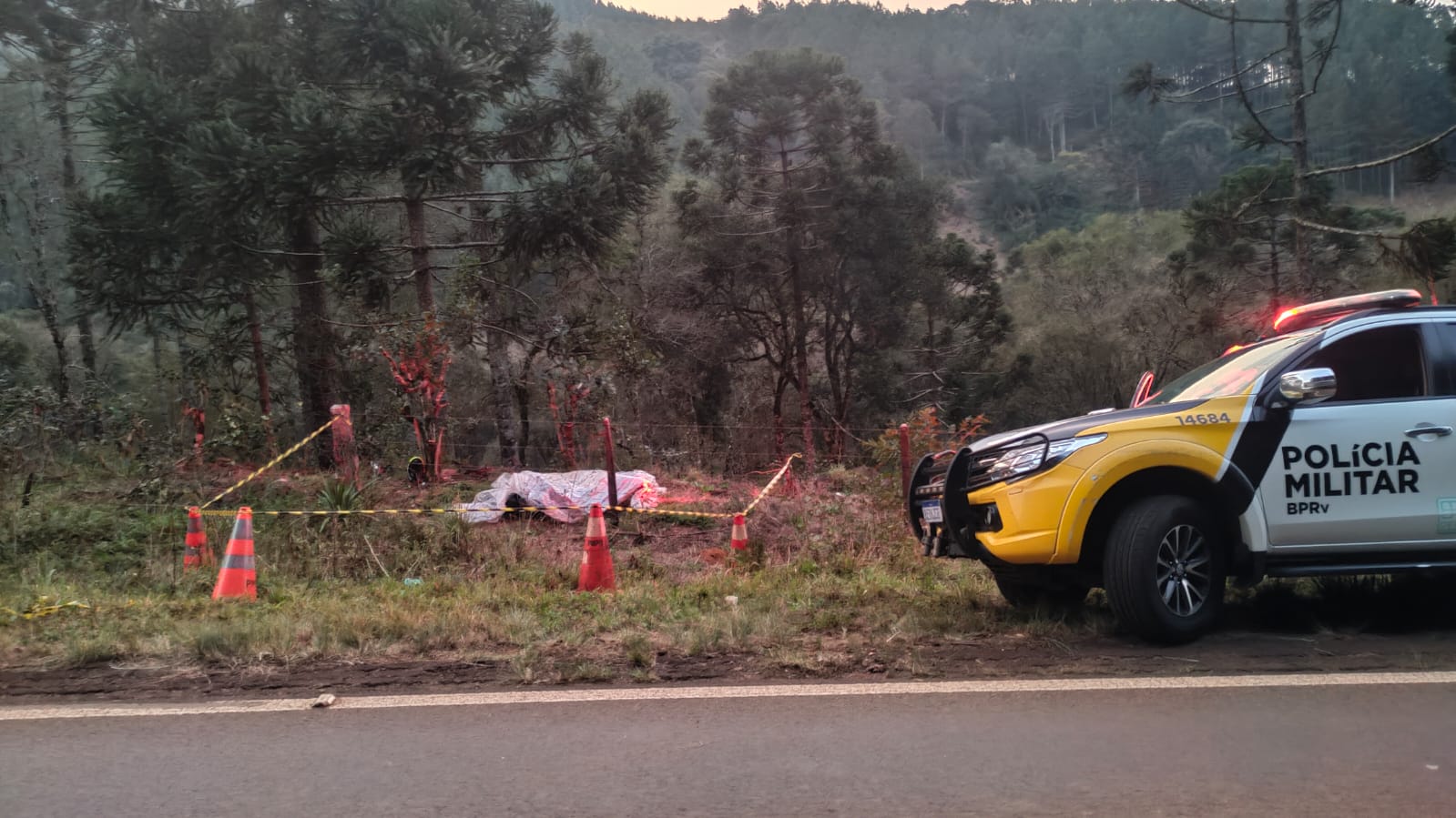 Jovem morre em acidente de motocicleta na PR-170