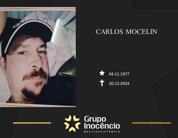 Família informa o falecimento de Carlos Mocelin