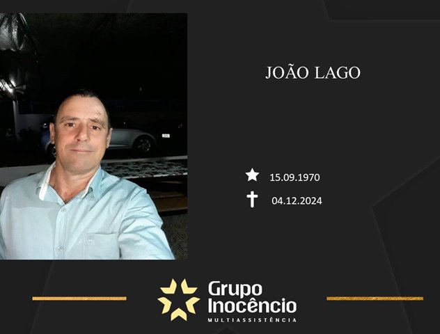 Familiares informam o falecimento de João Lago