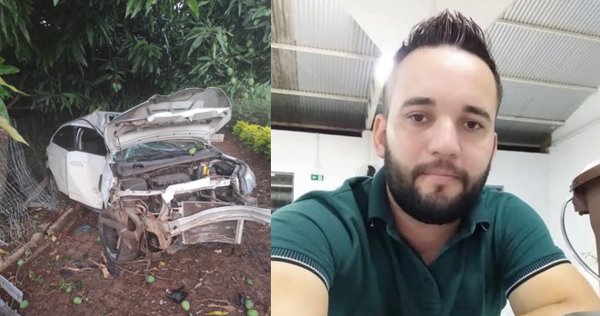 Homem de 32 anos morre após grave acidente