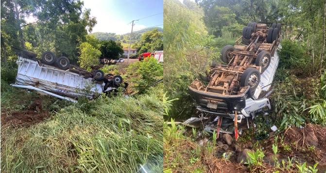 Motorista de 21 anos morre em capotamento de caminhão  