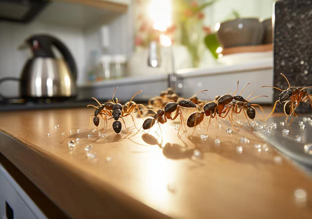 4 maneiras de evitar que formigas invadam a cozinha usando vinagre