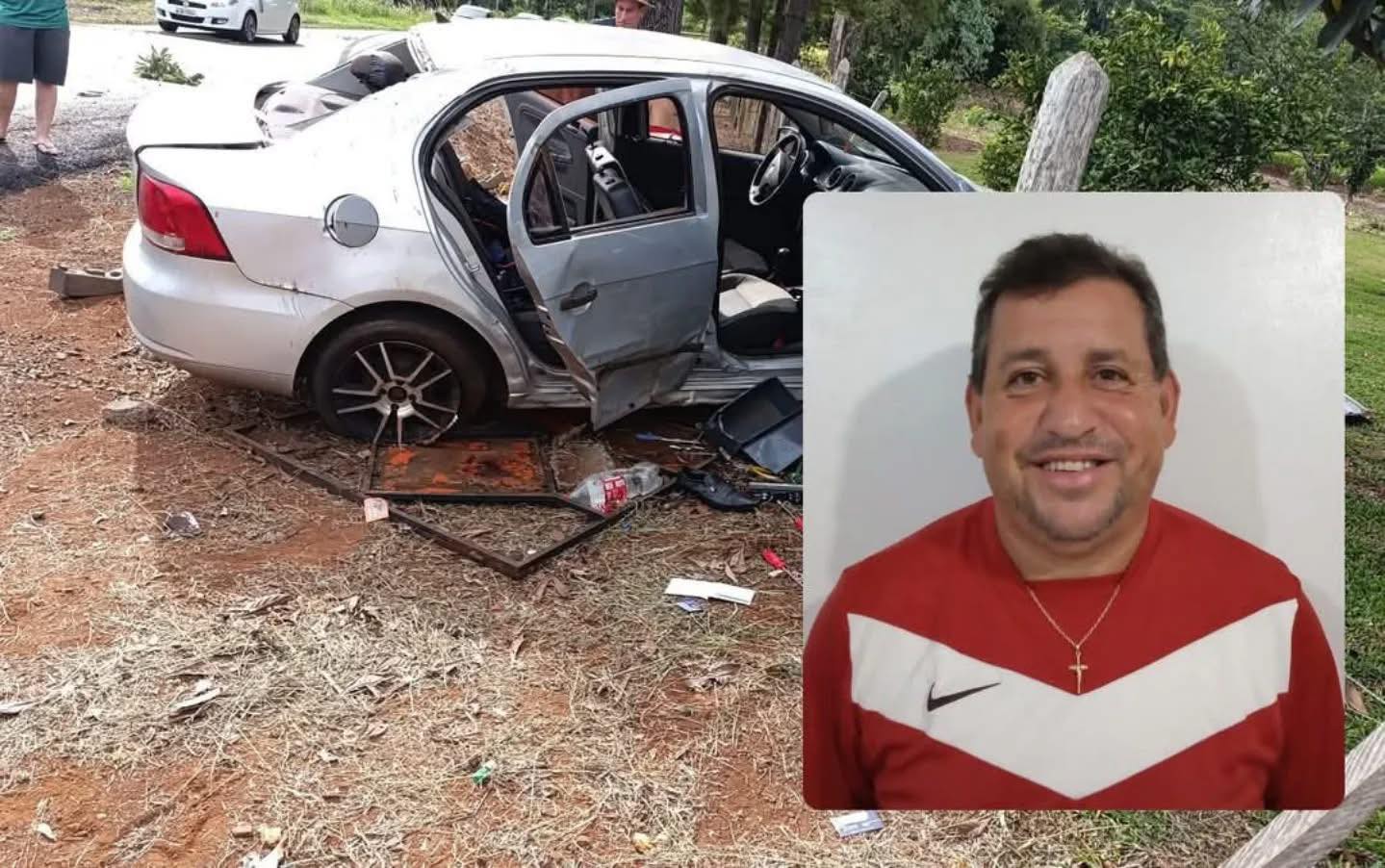 Identificado homem que teve mal súbito, capotou carro e morreu na PR-473