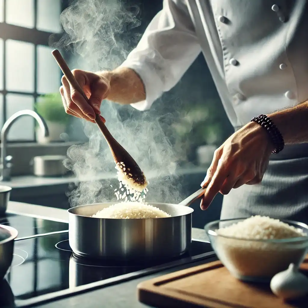 Como fazer o arroz ficar soltinho com um truque de chef