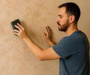 DIY Como fazer textura em parede sem precisar de massa corrida