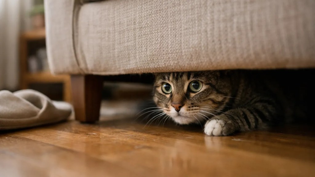 Se o seu gato se esconde com frequência, o motivo pode ser mais sério do que parece