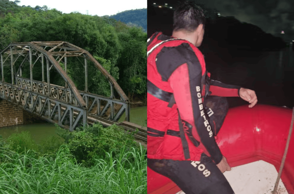 Mulher desaparece após se desequilibrar e cair de ponte