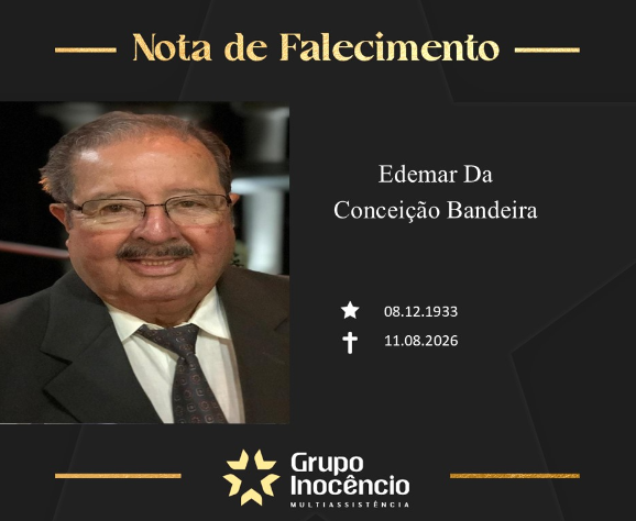 Família informa o falecimento de Edemar Da Conceição Bandeira