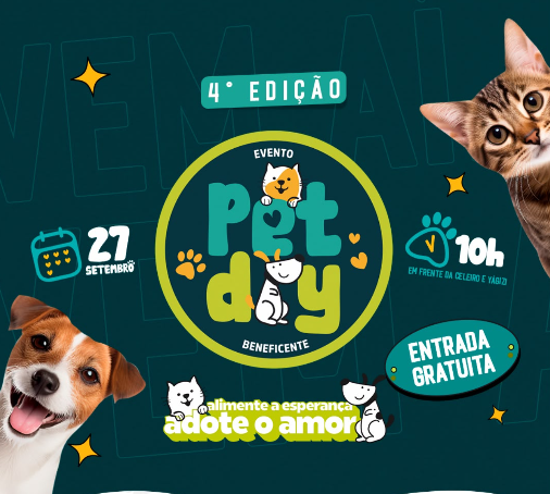 Pet Day movimenta Francisco Beltrão com feira de adoção e meta de arrecadar 12 toneladas de ração