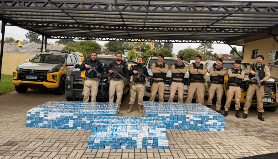 Polícia apreende 18,4 mil maços de cigarros contrabandeados na PRC-280