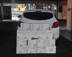 Polícia Militar apreende carga de vinho argentino na PRC-280